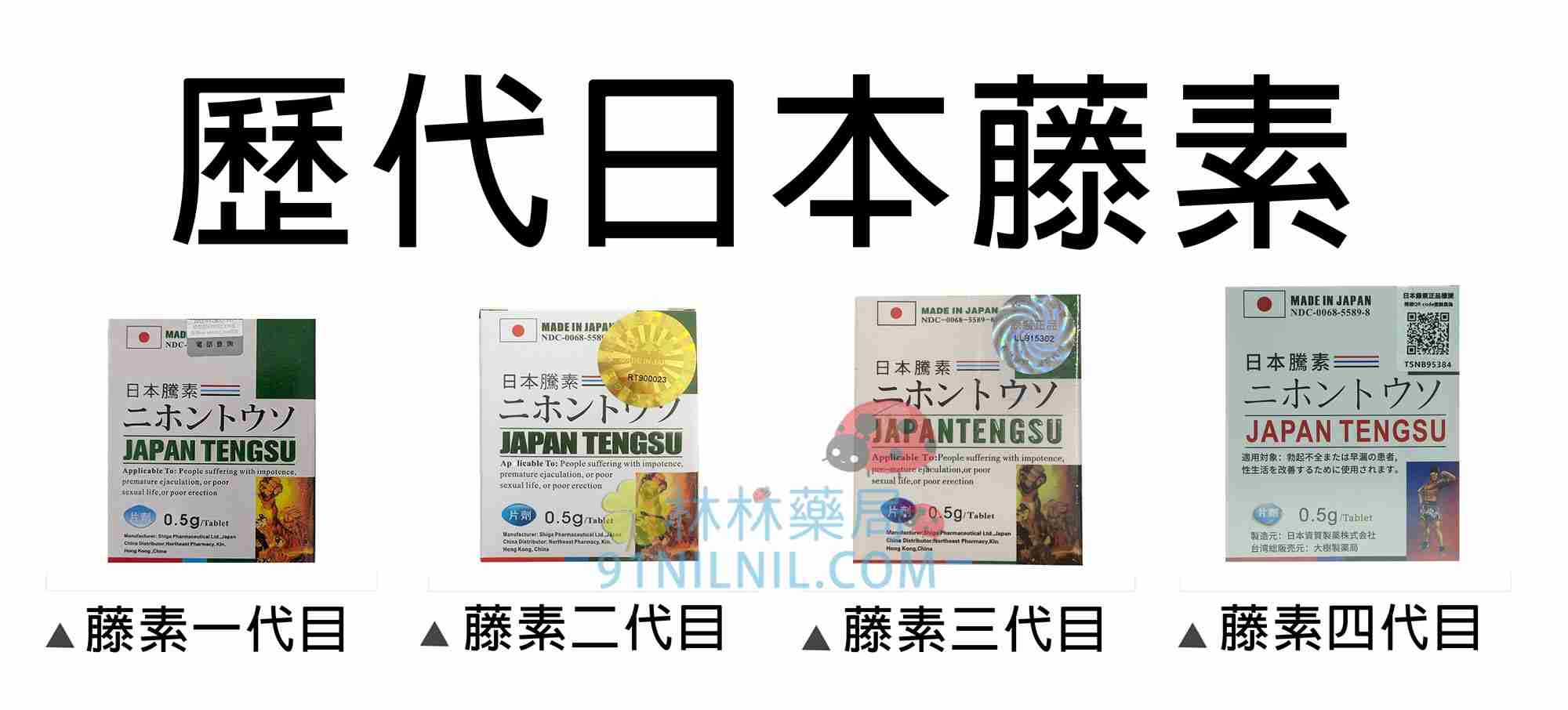 歷代日本藤素